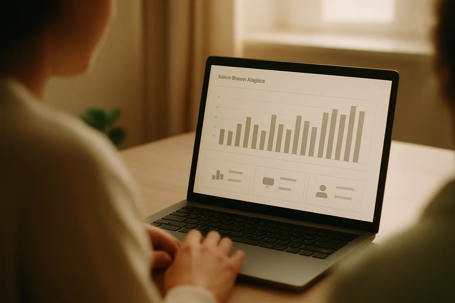 Facebook analytics dashboard with organic reach and link post graphs, Meta One for Business strategy for Italian SMEs — SHM Studio