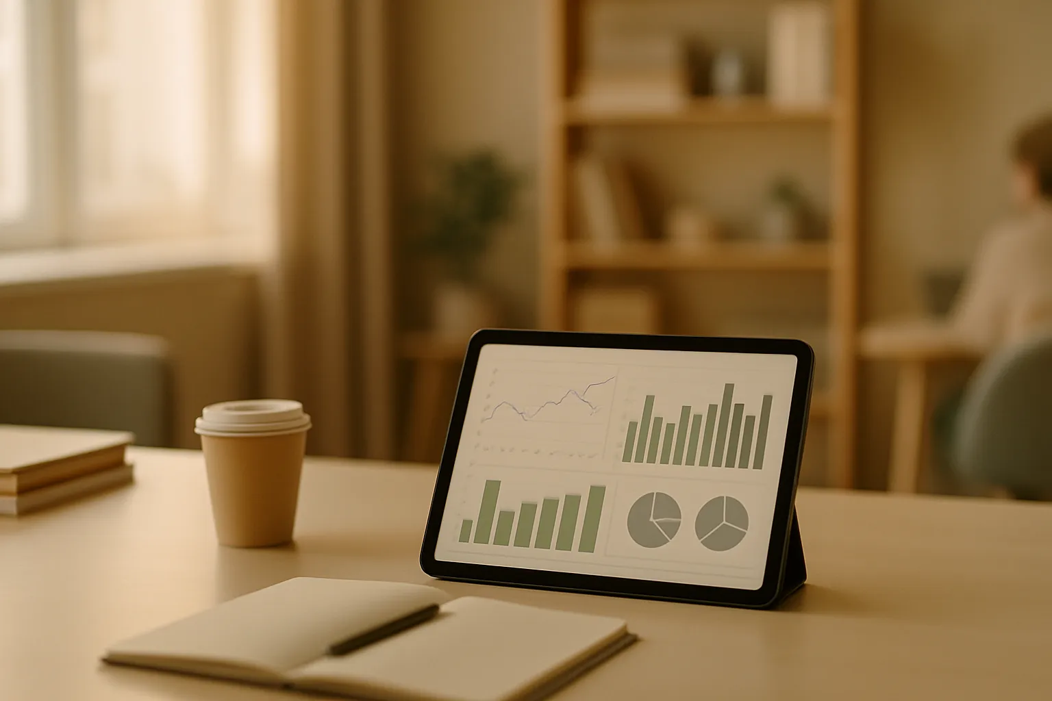 Dashboard UCP Analytics nel Merchant Center su tablet per monitorare le performance di Google Universal Cart e le campagne Shopping