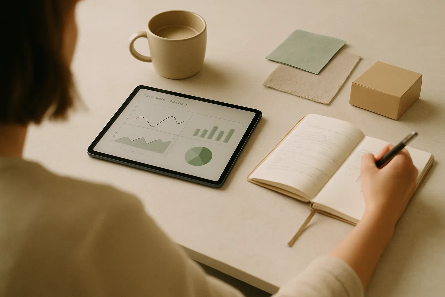 E-commerce analytics screen with sales data and conversion rate tracked by Google Site Kit on WooCommerce